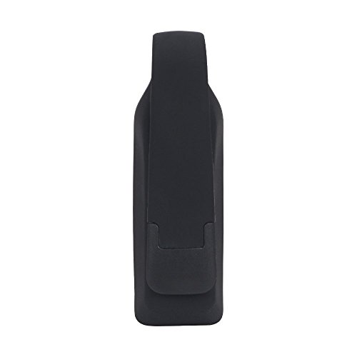 For Fitbit Alta (HR)Clip, steel clip holder for fitbit Alta/Alta HR Colorful Portable Replacement Accessory Clip Clasp Strap For Fitbit Alta/Alta HR (No Tracker) (Black)