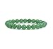 Adabele Real Natural Green Aventurine Gemstone Beaded Bracelet 7.5 inch Stretch Chakra Healing Crystal Stone Jewelry Women Mom Gift (Unisex) GB8-B22