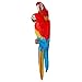 Design Toscano Tropical Scarlet Macaws Wall Sculpture, 22 Inch, Polyresin, Full Color