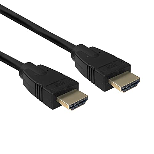 ACT AK3916 AK3916 Câble HDMI 2 m Certifié Premium 8K @ 60 Hz / 4K @ 120 Hz Ultra Haute Vitesse HDMI 2.1 48 Gbit/s Prend en charge HDCP 2.2, HDR, DSC 1.2, E-ARC, Dolby Vision, Compatible avec PS5/PS4,