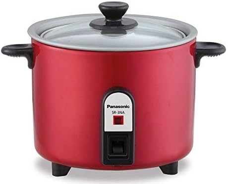 Panasonic Automatic 1.5 Cup (Uncooked)/3 Cups (Cooked) Rice Cooker (RED)