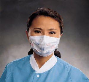 Kimberly-Clark Tecnol Teddy Bear Procedure Mask with Earloops Item 47295 - 500/case