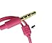 Samsung HS130 Pink Wired Stereo Earbud 3.5mm universal headset W/In-Line Multi-Function Answer/Call Button & SD Reader (US Retail Pack - Made in Vietnam)