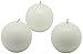Zest Candle 2 Inch White Ball Candles