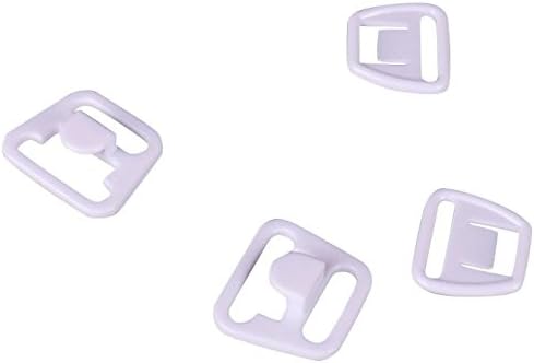 Porcelynne White Plastic Nursing and Maternity Clips - 1/2" or 14mm - 1 Set