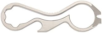 The Tin Mill - Chord Multi-tool, Nickel Plated Stainless Steel Keychain
