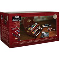 Royal & Langnickel Premier Multi-Media Painting Chest, 80-Piece Art Set