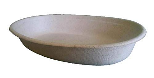 32oz Burrito Bowls, Biodegradable Bagasse 75 pack. Eco Friendly Disposable Compostable - Microwaveable - Thumbnail 3