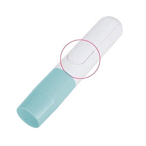 AMA(TM) Facial Pore Acne Cleaner Blackhead Vacuum Remover Suction Electric Skin Facial Care Tool (Light Blue)