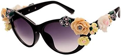 flower rimmed sunglasses