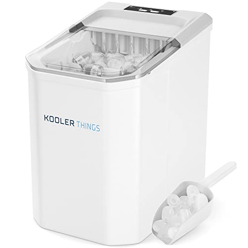Countertop Ice Maker Machine Portable, Self Cleaning Function, Mini Ice