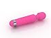 Waterproof |Powerful | Cordless Vibrating Mini Wand Massager | For Muscle Aches & Sports Recovery | Multi speed | Travel Friendly | Muscle Pain | Body-Safe Silicone | Wireless Fast Rechargeable - Pink