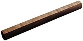 Small Curly Maple and Black Walnut Rolling Pin, 10 inches long, 1 inch thick