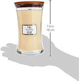 WoodWick Scented Candle Large Hourglass White Honey Wood Wick view 3