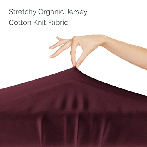 Natemia Fitted Pack and Play Sheet 100 Organic Cotton for Standard