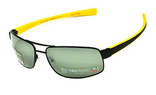 Tag Heuer TH 0251 LRS Senna Col. 111 Black-Yellow/ Polarized lenses new