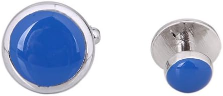 Cufflink and Button Stud Sets by Daily Charms (Blue)