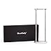 BestOnly Headphone Stand Headset Holder Universal Solid Steel Earphone Stand with Supporting Bar for All Headphones Size,Silver