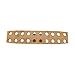 BambooMN 22 Inch Natural Bamboo Oblong Food Cone Display Tamaki Stand for Restaurants, Catered Events, Party or Buffets, Holds up to 20 Cones