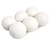 Wool Dryer Balls by MarvelousRule, 6 Pack XL Organic Wool, Non-Toxic, Reusable, X-tra Large. Reduces Drying Time and Chemical Free. Natural Fabric Softener(6PC White） …