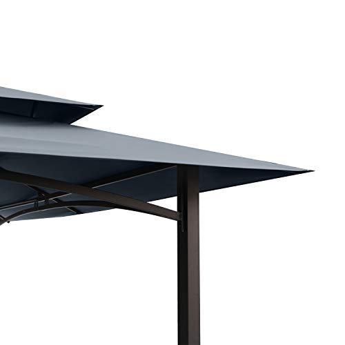 MASTERCANOPY 12x12FT Patio Gazebo 3Tier Soft Top Outdoor Garden Gazebo