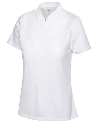 zip polo womens