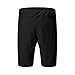 SANTIC Men's Baggy Padded Bike Shorts Comfort Breathable Cycling Short Black