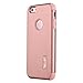 iPhone 6S Plus Case Pandawell™ Shockproof Hybrid High Impact Hard Plastic+Soft Silicon Rubber Armor Defender Case Cover for Apple iPhone 6S Plus / 6 Plus 5.5 inch - All Rose Gold