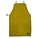 IRONCAT 7010 Split Cowhide Leather Bib Apron - 24 in. x 42 in. Heat Resistant Safety Wear in Golden Yellow for Welding. Safety Apparel