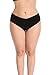 HOFISH Women's Plus Size Low Waist Maternity Pregnant Underwear Brief Panties, Beige Black Pink, Medium (US 8-10)