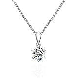 ZYI Moissanite necklaces for women,Lab Created
