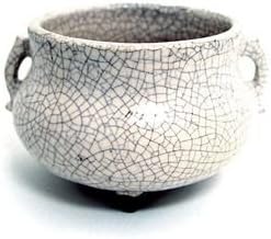Japanese Incense Bowl - Traditional White Holder