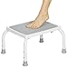 Vive Step Stool - Footstool for Adults and Kids - Foot Platform for Kitchen, Bedroom, Bathroom - One Portable, Medical Bariatric, Lightweight Step for Elderly Child, Senior, Handicap - W/Rubber Grips