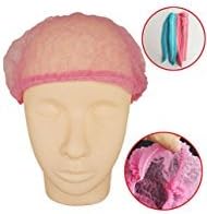 Microblading Permanent Makup Accessories Disposable Hairnet Catering Spray Industrial Hat Head Protection for Cosmetics, Beauty, Kitchen, Cooking, Home Industries, Hospital(100 Pcs Pink Color)
