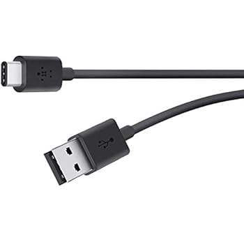 Belkin F2CU032bt06-BLK USB-IF Certified 2.0 USB-A to USB-C (USB Type C) Charge Cable, 6 Feet / 1.8 Meters