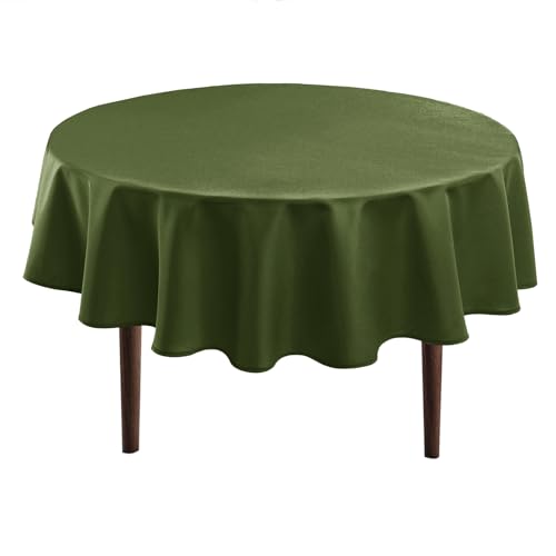 Hiasan Round Tablecloth Olive Green