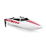 FunTech 18 MPH 2.4GHz High Speed Electric Fast RC Boat Remote Control Boat [White] - Freshwater - Pools Bathtubs Lakes-Best Gifts for Kids and Adults
