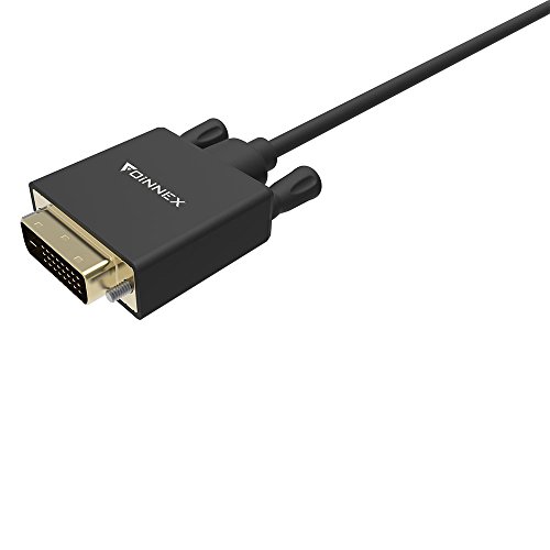 DP to DVI Cable(6Ft/1.8m,Gold Plated),FOINNEX DisplayPort to DVI-D Male to Male Adapter Cord,Supports Audio and Video Transmission@1080P 60Hz,for Lenovo,Dell,HP,ASUS(DP Enabled Desktops/Laptops) - Thumbnail 7