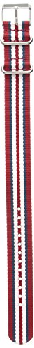 Timex TW7C03400 Weekender 20mm Red/White/Blue Stripe Nylon Strap