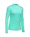 Under Armour Women's ColdGear Armour Mock, Crystal/Nova Teal, Medium
