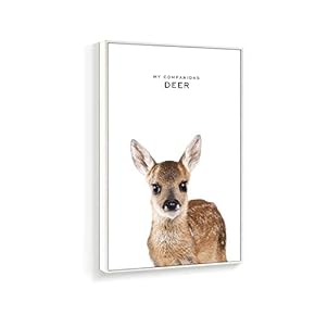 Framed Canvas Wall Art for Living Room, Bedroom Deer Canvas Prints for Home Decoration Ready to Hanging - 16x24 inches