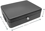 Cathedral Products 12 Inch Black Lockable Security Box with Bolt Down Kit view 2