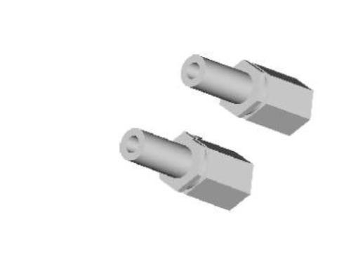 Redcat Racing Clutch Nut Pilot shaft (2 Piece)