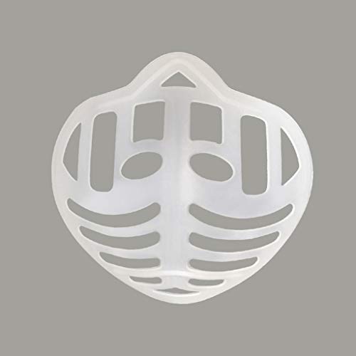 ZTY66 10 Pack 3D Face Bracket Face Inner Support Frame Soft Silicone Face Holder for Comfortable Breathing Washable Reusable