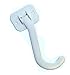 Gadjit Banana Hook-Under Cabinet Hanger Ripens Bananas with Less Bruises -Space Saving,Clutter-Free Countertops,Folds Up Neatly Out-of-Sight When Not in Use-Self-Adhesive+Pre-drilled Screw Holes White