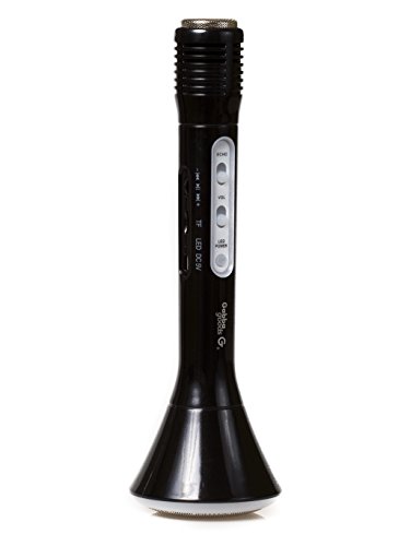 Light-up Wireless Bluetooth Portable Karaoke Microphone with built-in Speaker, Handheld Mic for Singing Karaoke. For all Bluetooth enabled iPhones, smartphones, tablets, iPods, and mp3 players- Black - Thumbnail 5