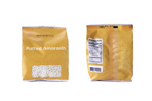 Puffed Amaranth SET of 4 bags of 1.76 oz (50 g) each -Total of 7.04 oz- 4 PACK - Thumbnail 2