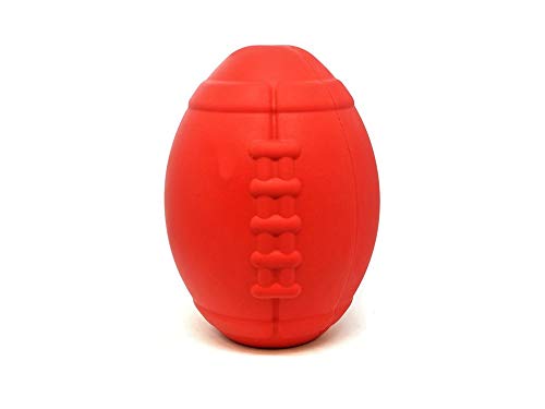 MuttsKickButt Football Toy, Large, Red