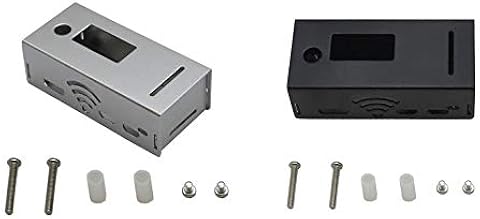 Kurphy per custodia in alluminio Raspberry Pi Zero W Custodia in Metallo Nero Copertura per guscio Nero per custodia Raspberry Pi Zero