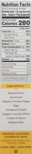 SIMPLE MILLS JUST ADD WATER ALMOND FLOUR PANCAKE MIX, ORIGINAL PROTEIN – GLUTEN FREE, PLANT BASED, PALEO FRIENDLY, BREAKFAST, 10.4 OUNCE (PACK OF 1)